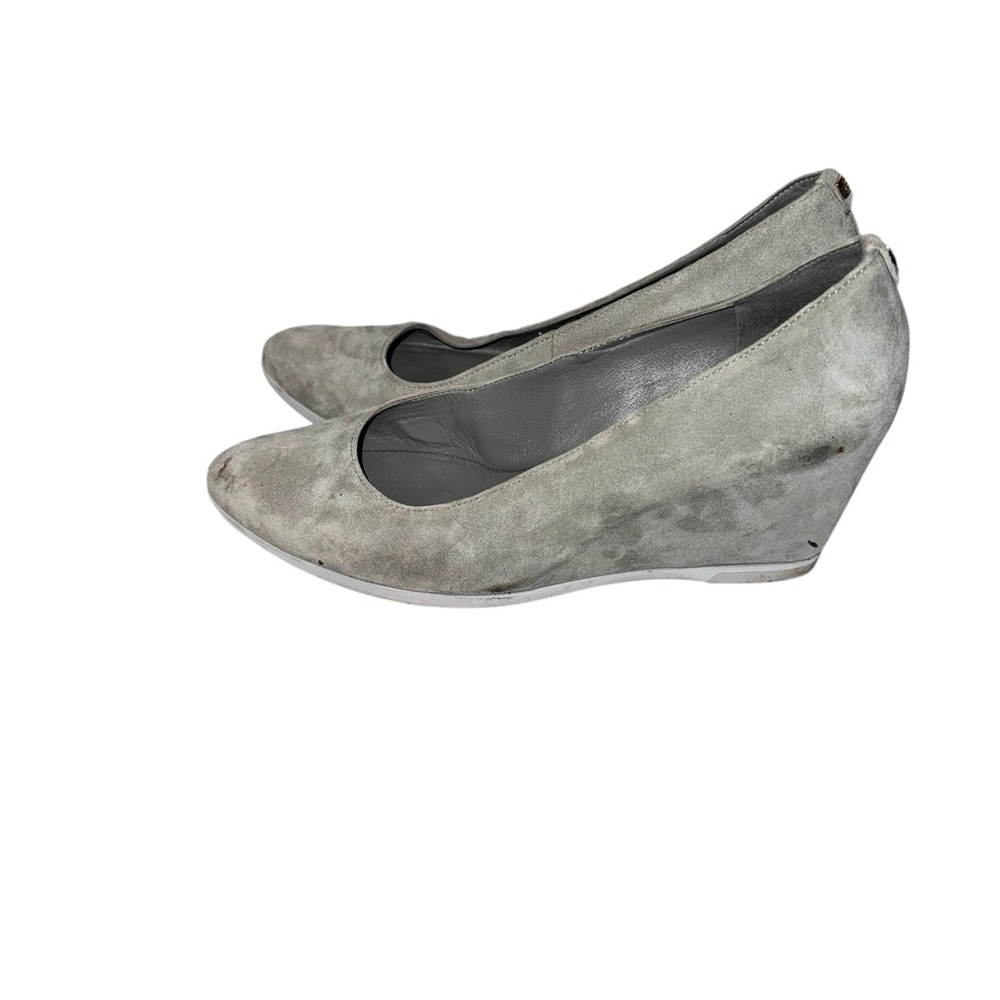 Elegant Gray Women's Wedge Shoes